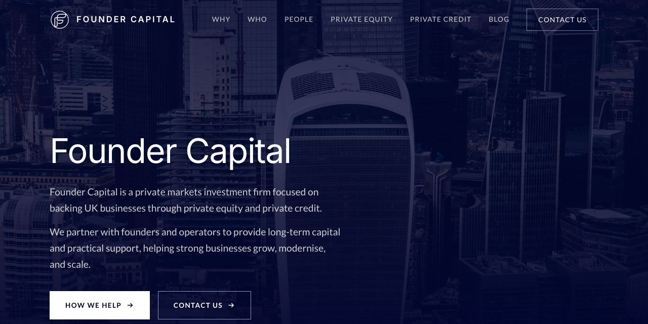 Founder Capital website